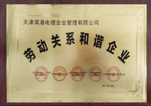 劳动关系和谐企业